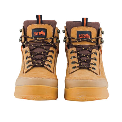 Tan - Front - Scruffs Mens Switchback 3 Safety Boots