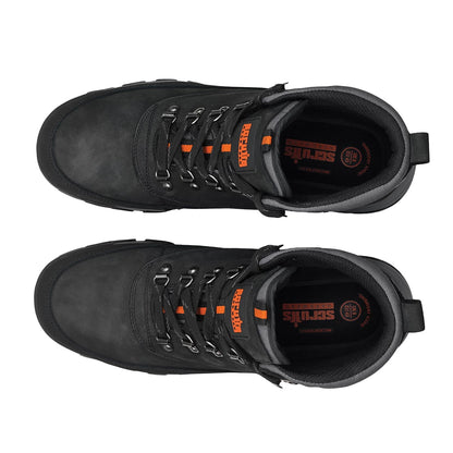 Black - Pack Shot - Scruffs Mens Scarfell Nubuck Safety Boots