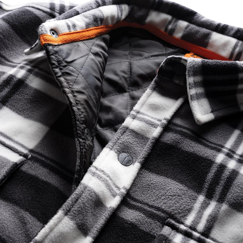 Black-White - Lifestyle - Scruffs Mens Checked Padded Shirt
