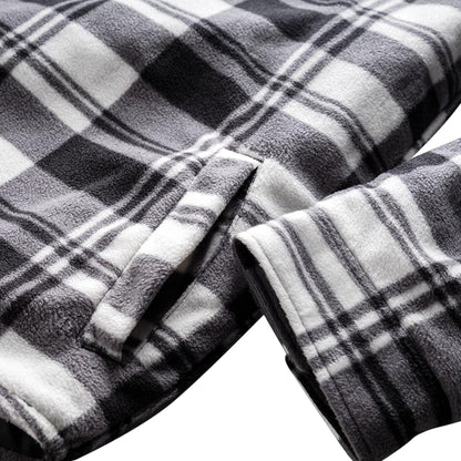 Black-White - Pack Shot - Scruffs Mens Checked Padded Shirt
