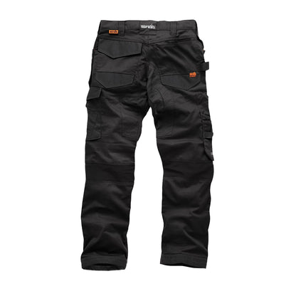 Black - Back - Scruffs Mens Trade Holster Pocket Work Trousers