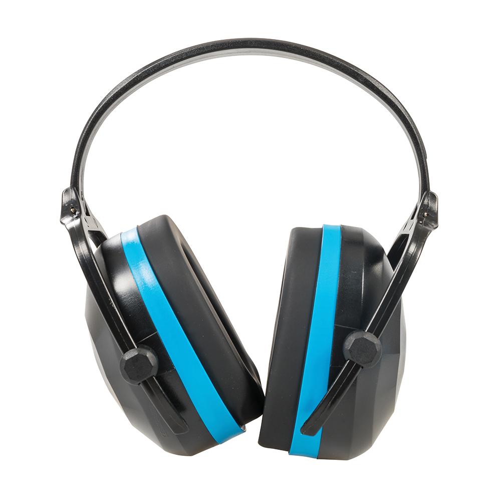 Black - Back - Silverline SNR=29dB Foldable Ear Defenders