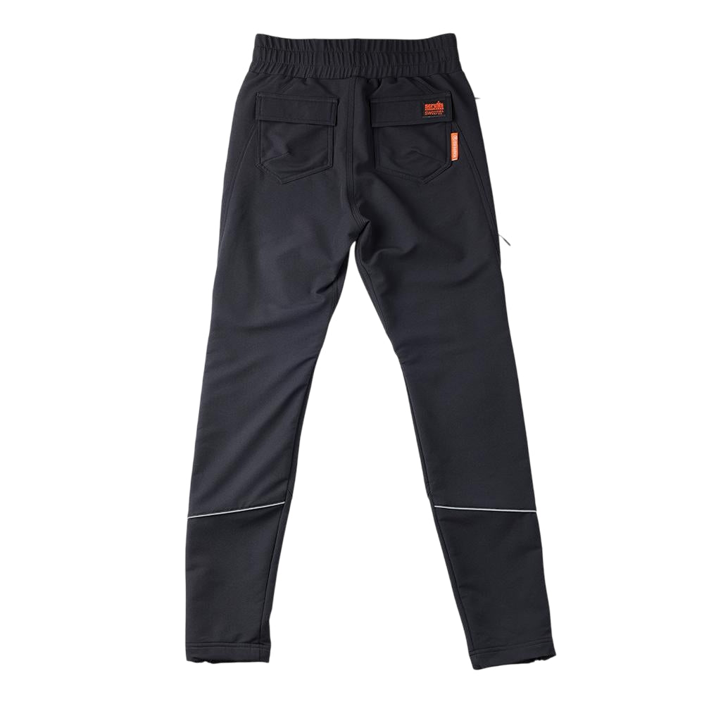 Black - Back - Scruffs Womens-Ladies Tech Trousers