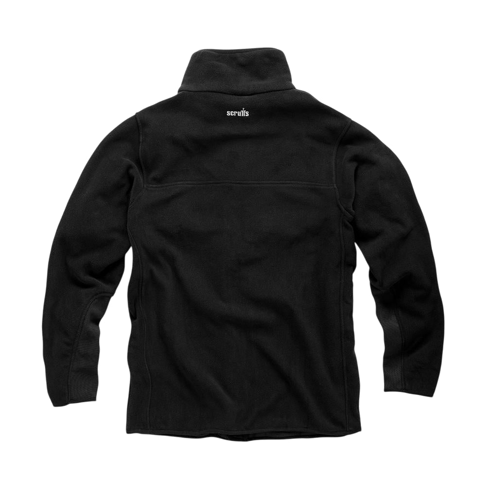 Black - Back - Scruffs Mens Eco Abratect Worker Fleece Jacket