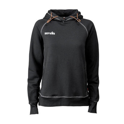 Black - Front - Scruffs Womens-Ladies Trade Hoodie