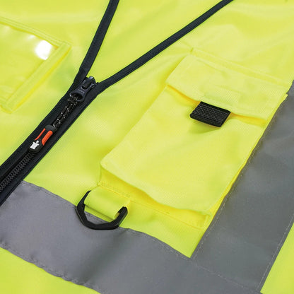 Yellow - Lifestyle - Scruffs Unisex Adult Technical Hi-Vis Vest