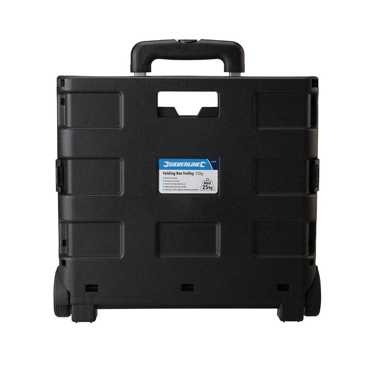 Black - Lifestyle - Silverline Folding Box Trolley