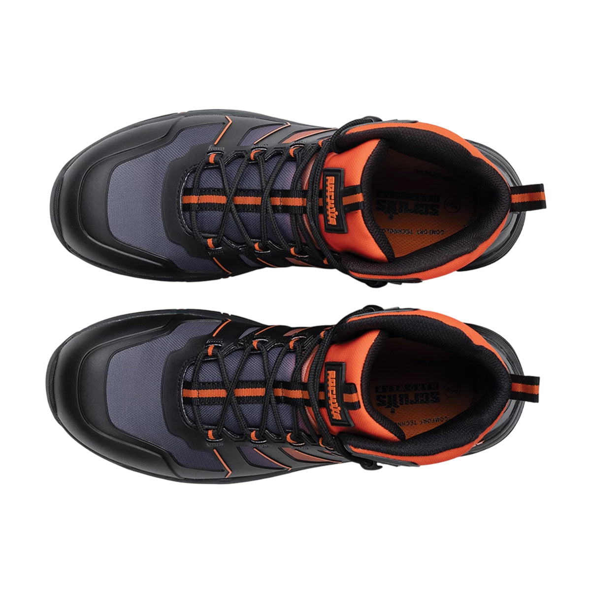 Black-Orange - Pack Shot - Scruffs Unisex Adult Glide Safety Boots
