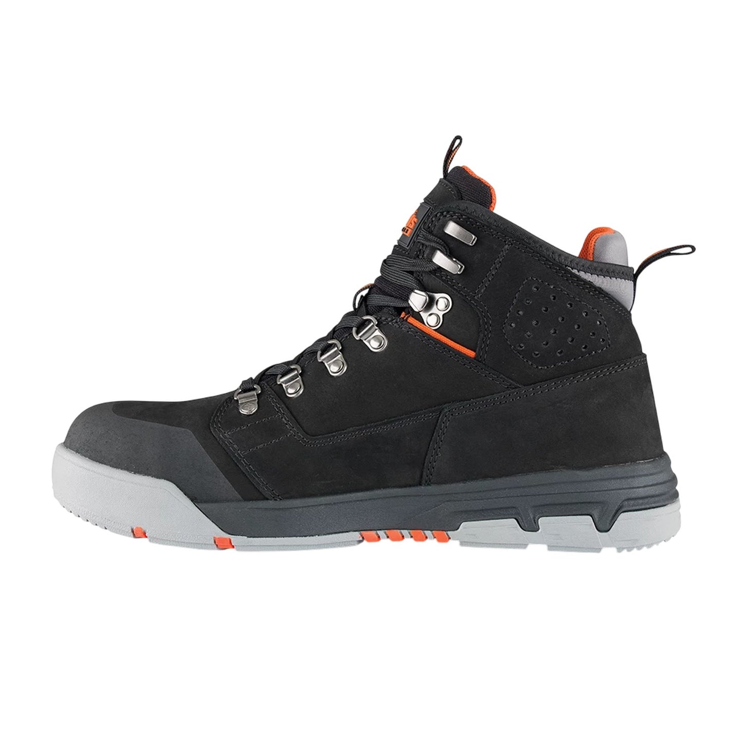 Black - Side - Scruffs Mens Hydra Nubuck Safety Boots