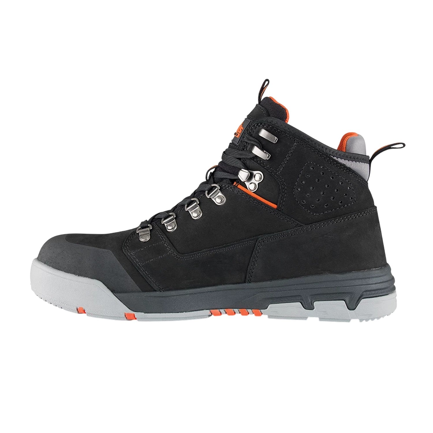 Black - Side - Scruffs Mens Hydra Nubuck Safety Boots
