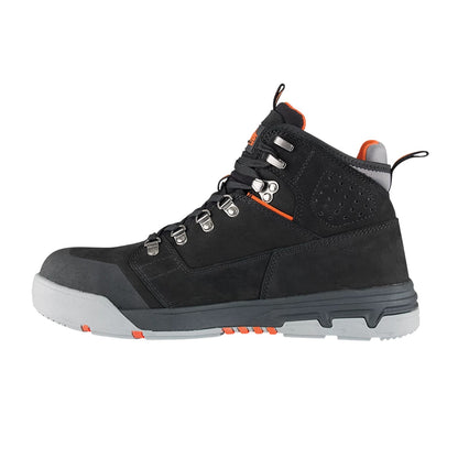 Black - Side - Scruffs Mens Hydra Nubuck Safety Boots
