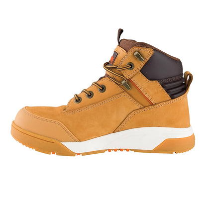 Tan - Side - Scruffs Womens-Ladies Switchback Nubuck Safety Boots