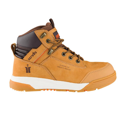 Tan - Lifestyle - Scruffs Womens-Ladies Switchback Nubuck Safety Boots