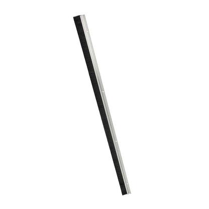 Aluminium Grey-Black - Back - Fixman Door Brush Strip (Pack of 2)