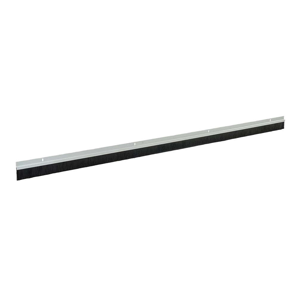 White-Black - Front - Fixman Door Brush Strip (Pack of 2)