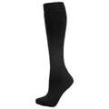 Black - Back - Trespass Kids Unisex Tubular Luxury Ski Tube Socks