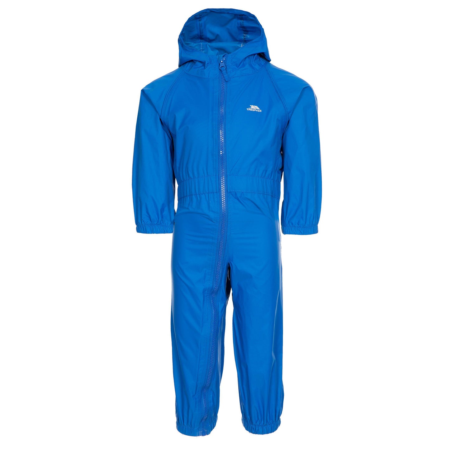 Cobalt - Front - Trespass Kids Unisex Dripdrop Padded Waterproof Rain Suit