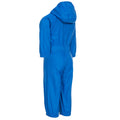 Cobalt - Side - Trespass Kids Unisex Dripdrop Padded Waterproof Rain Suit