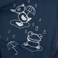Navy Blue - Side - Trespass Baby Unisex Dripdrop Padded Waterproof Rain Suit