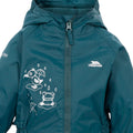 Teal - Side - Trespass Baby Unisex Dripdrop Padded Waterproof Rain Suit