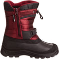 Red - Front - Trespass Youths Unisex Kukun Pull On Winter Snow Boots
