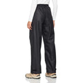 Black - Close up - Trespass Womens-Ladies Tutula Waterproof Trousers