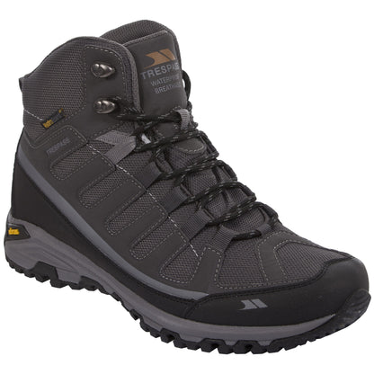 Castle - Front - Trespass Mens Tennant Waterproof Hiking Boots