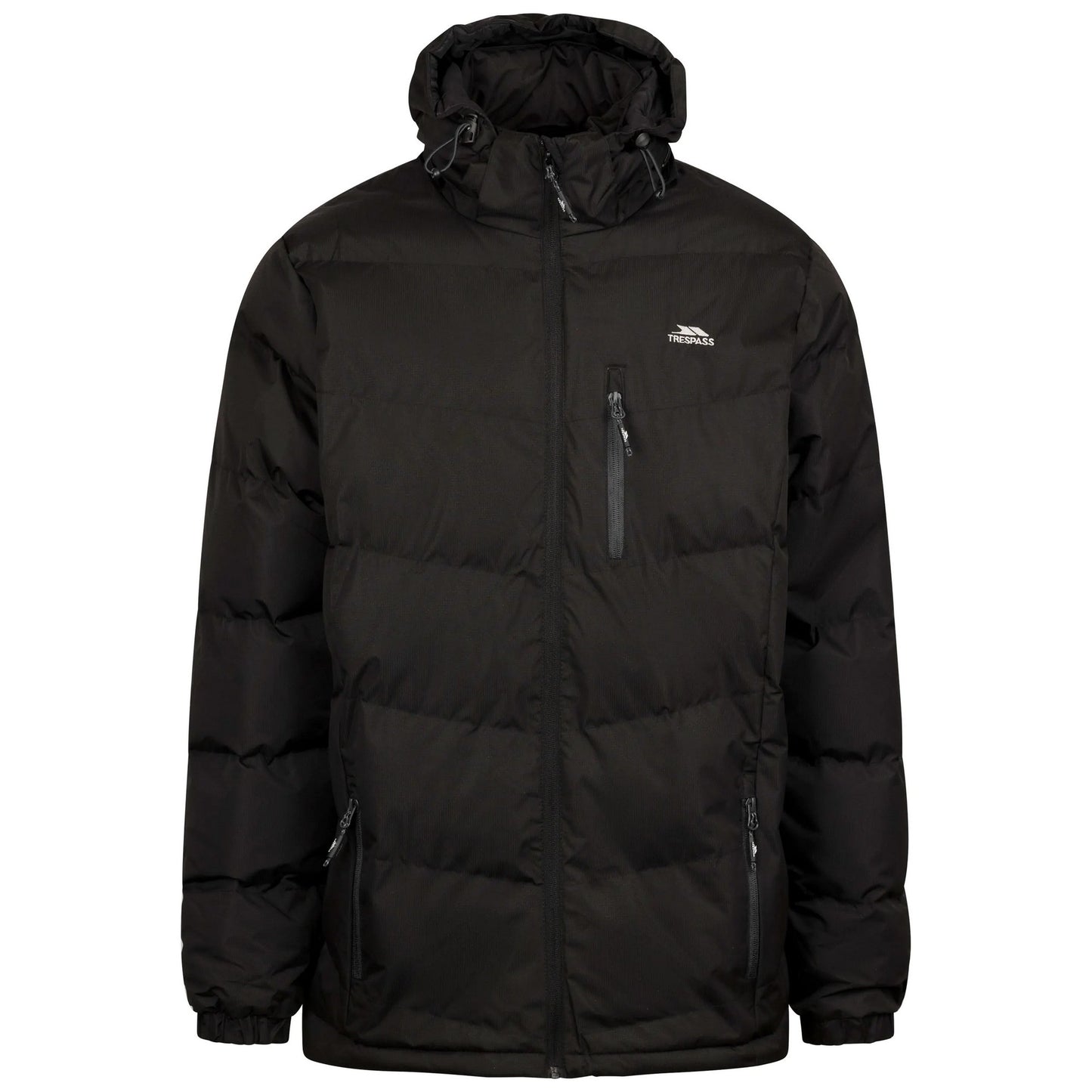 Black X - Front - Trespass Mens Blustery Padded Jacket