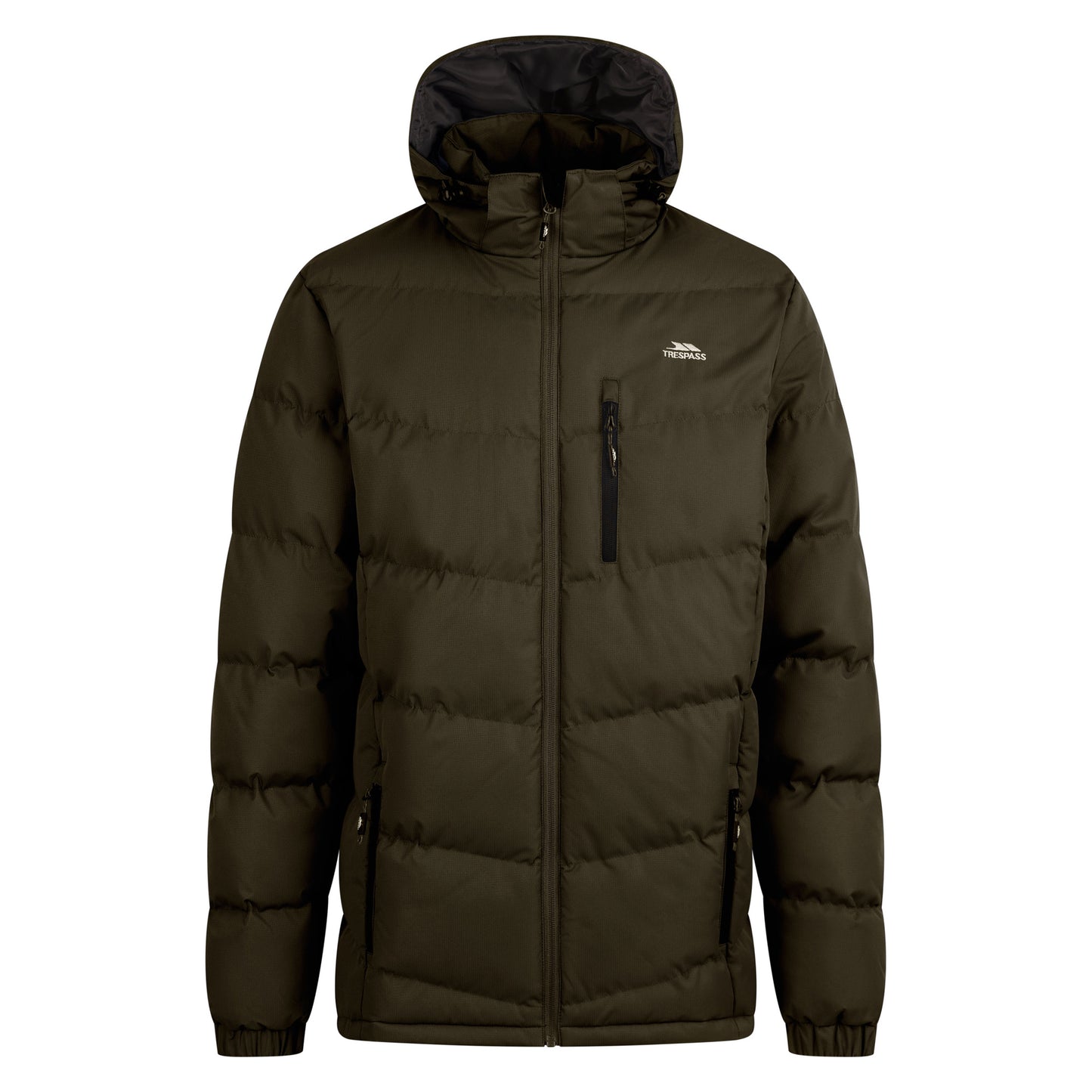 Dark Vine - Front - Trespass Mens Blustery Padded Jacket
