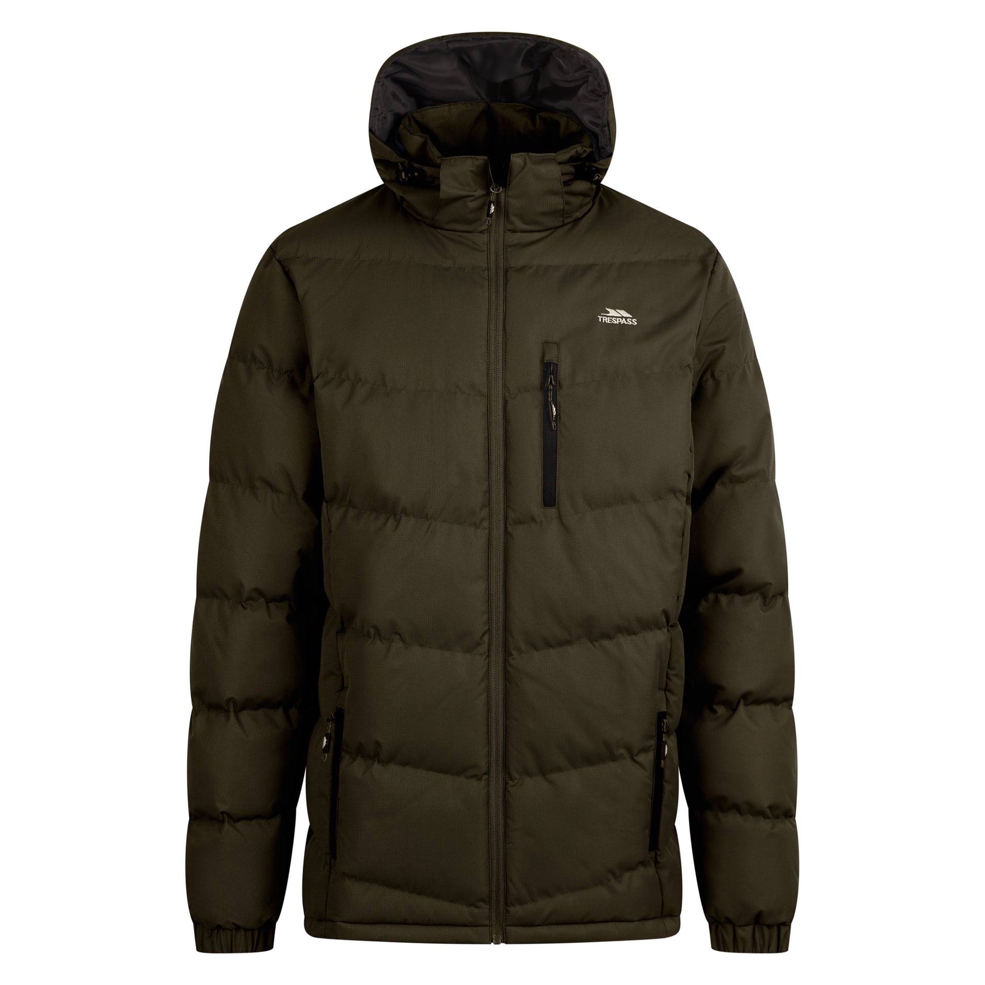 Dark Vine - Front - Trespass Mens Blustery Padded Jacket