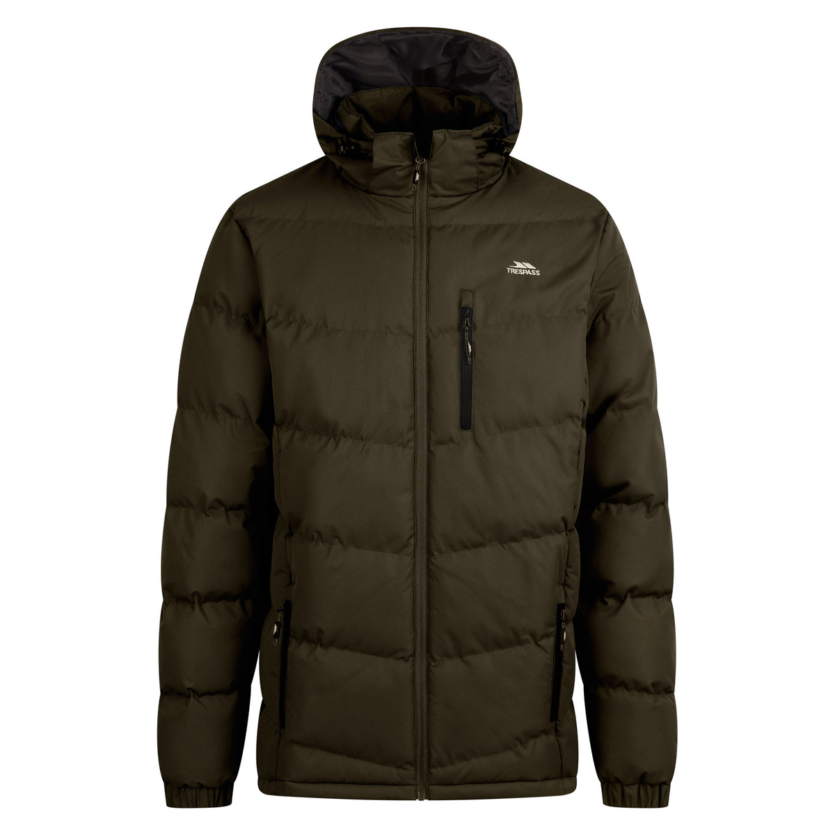 Dark Vine - Front - Trespass Mens Blustery Padded Jacket
