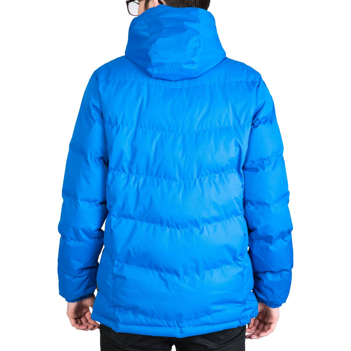 Electric Blue - Side - Trespass Mens Blustery Padded Jacket
