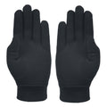 Black - Back - Trespass Adults Unisex Naoki Gloves