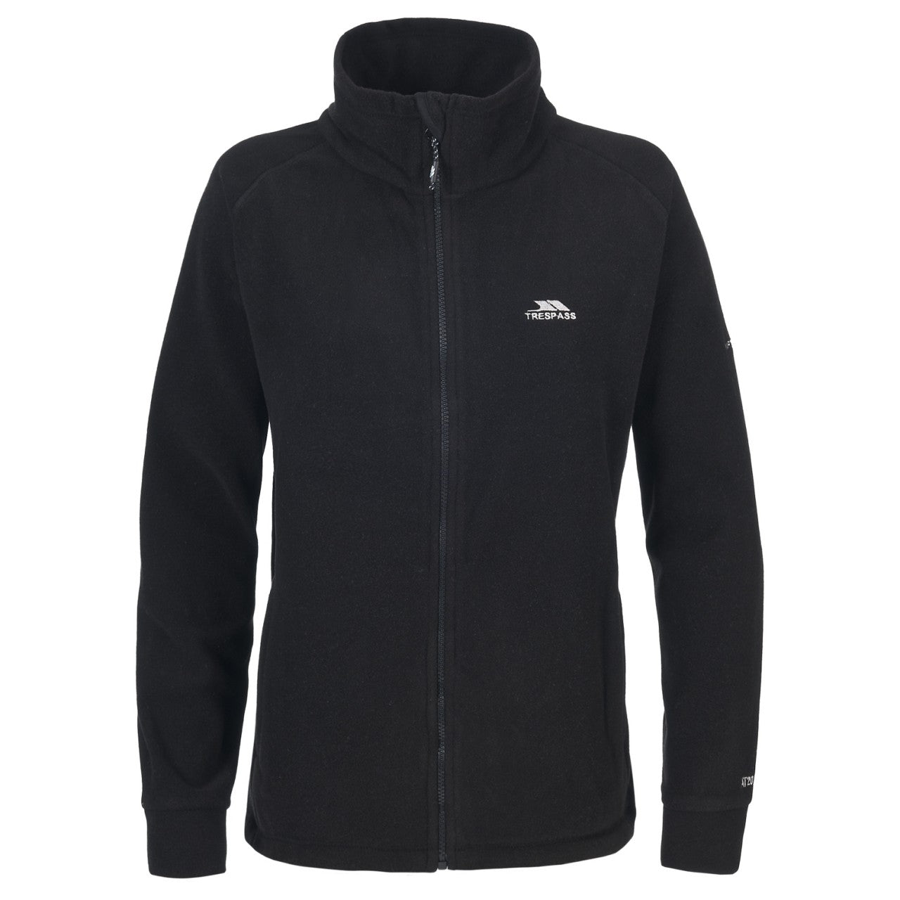 Black - Front - Trespass Womens-Ladies Clarice Full Zip Fleece Jacket