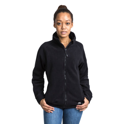 Black - Back - Trespass Womens-Ladies Clarice Full Zip Fleece Jacket