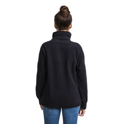 Black - Side - Trespass Womens-Ladies Clarice Full Zip Fleece Jacket