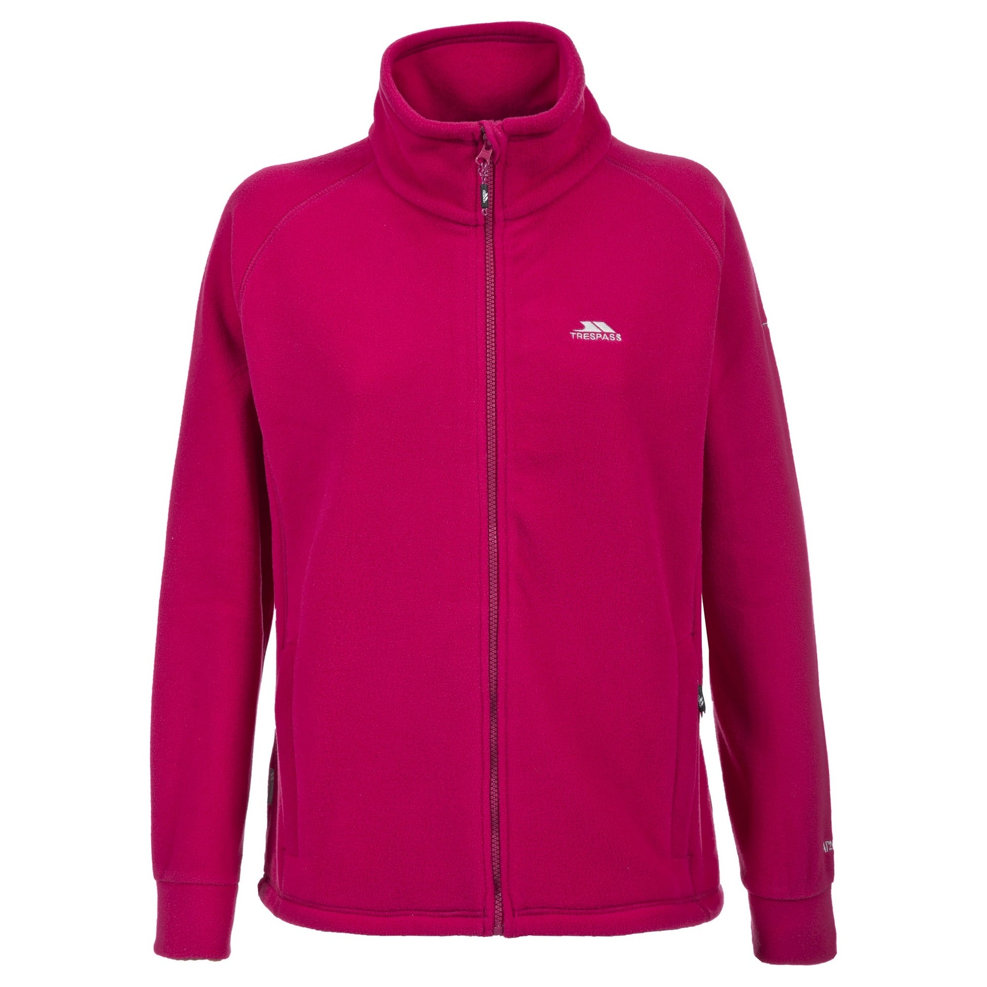 Cerise - Front - Trespass Womens-Ladies Clarice Full Zip Fleece Jacket