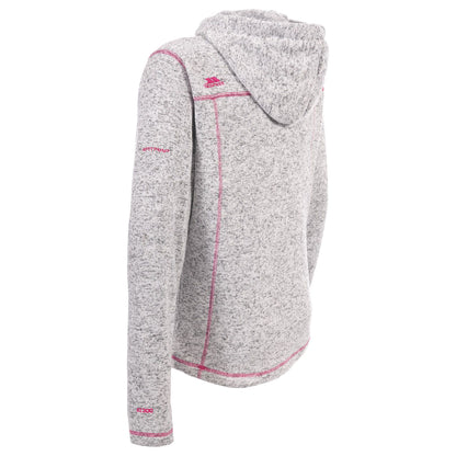 Ghost Marl - Back - Trespass Womens-Ladies Odelia Full Zip Fleece Hoodie
