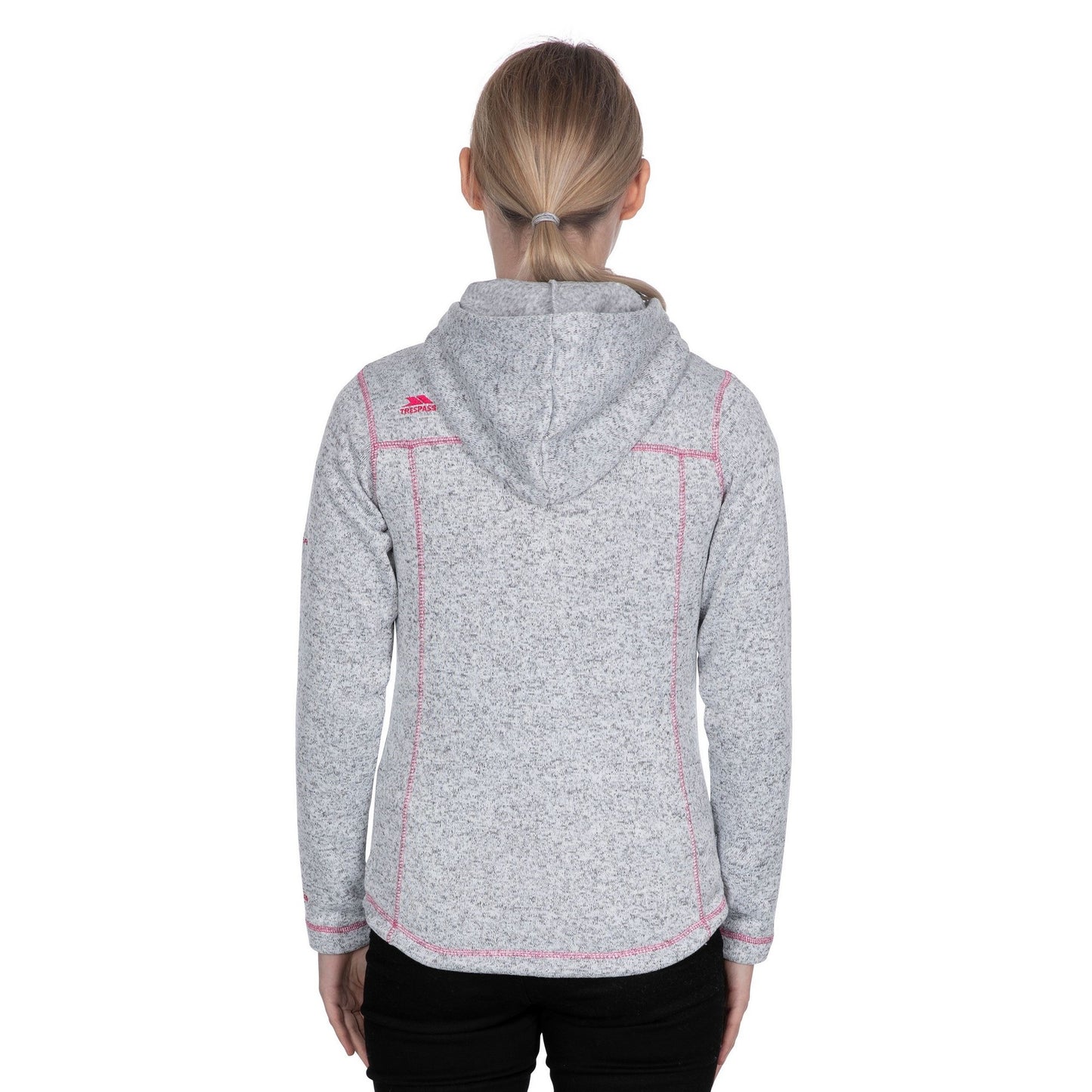 Ghost Marl - Lifestyle - Trespass Womens-Ladies Odelia Full Zip Fleece Hoodie