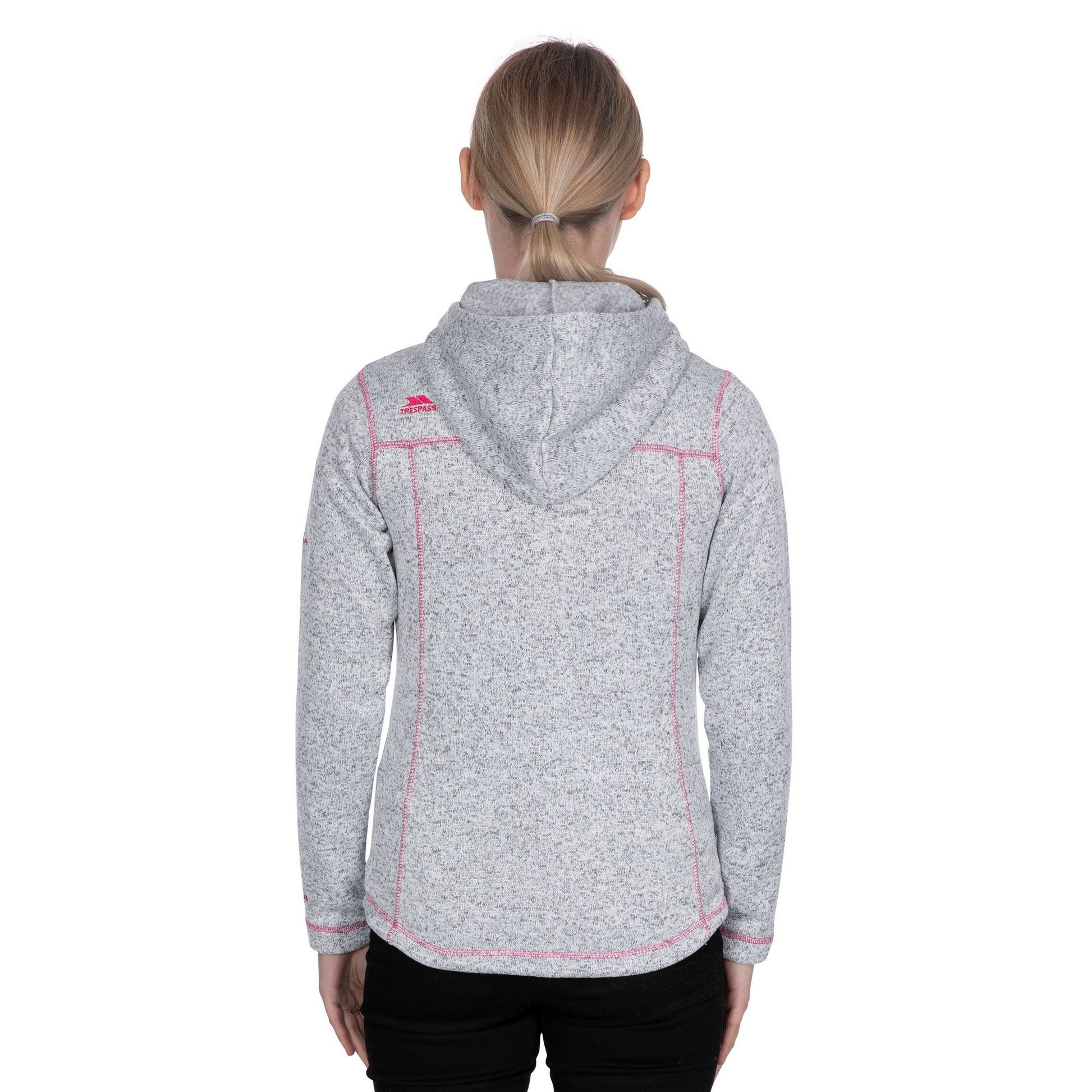 Ghost Marl - Lifestyle - Trespass Womens-Ladies Odelia Full Zip Fleece Hoodie