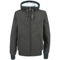 Khaki Marl - Front - Trespass Mens Mathis Full Zip Knitted Fleece Jacket