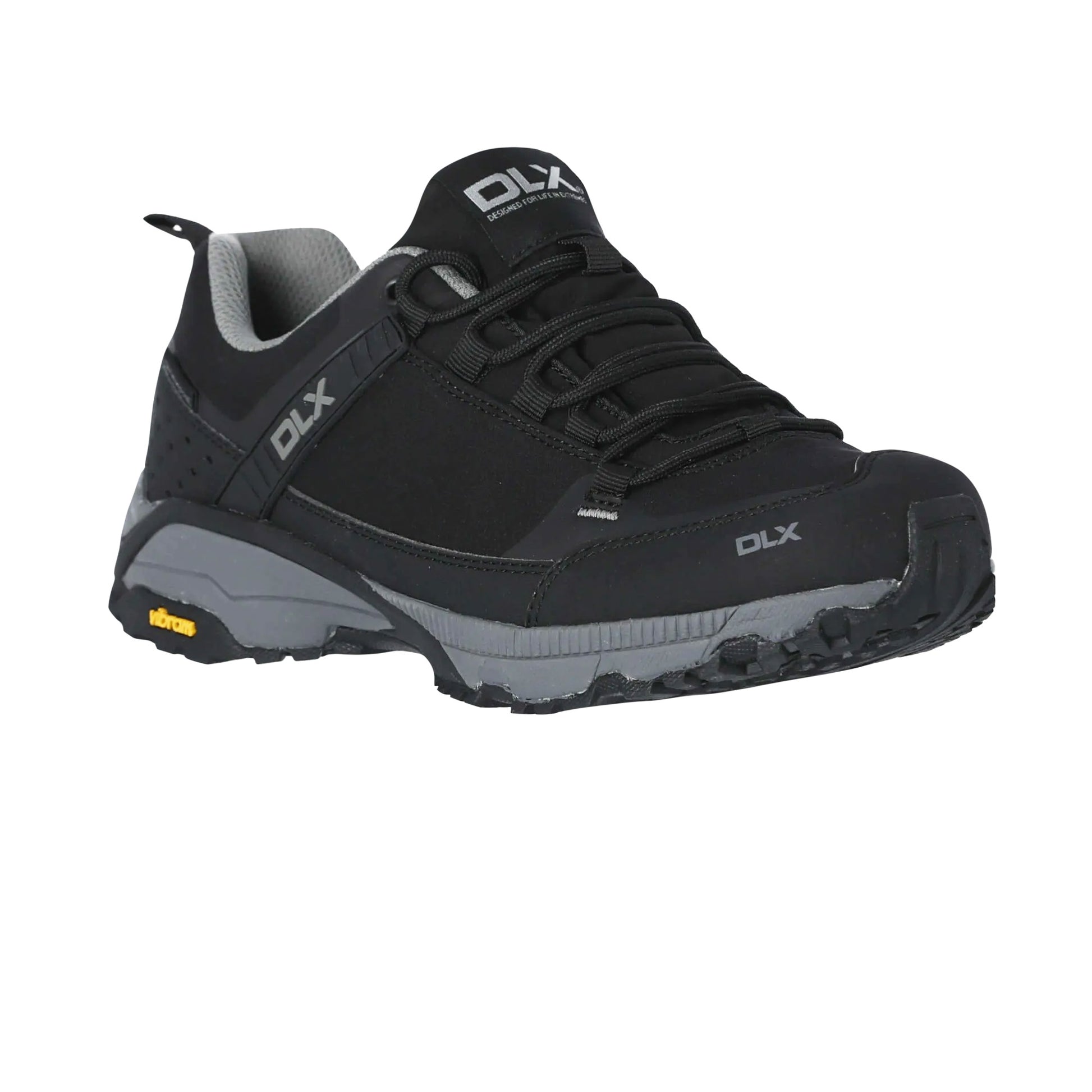Black - Front - Trespass Mens Magellan DLX Lightweight Low Cut Trainers