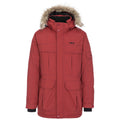 Merlot - Front - Trespass Mens Highland Waterproof Parka Jacket