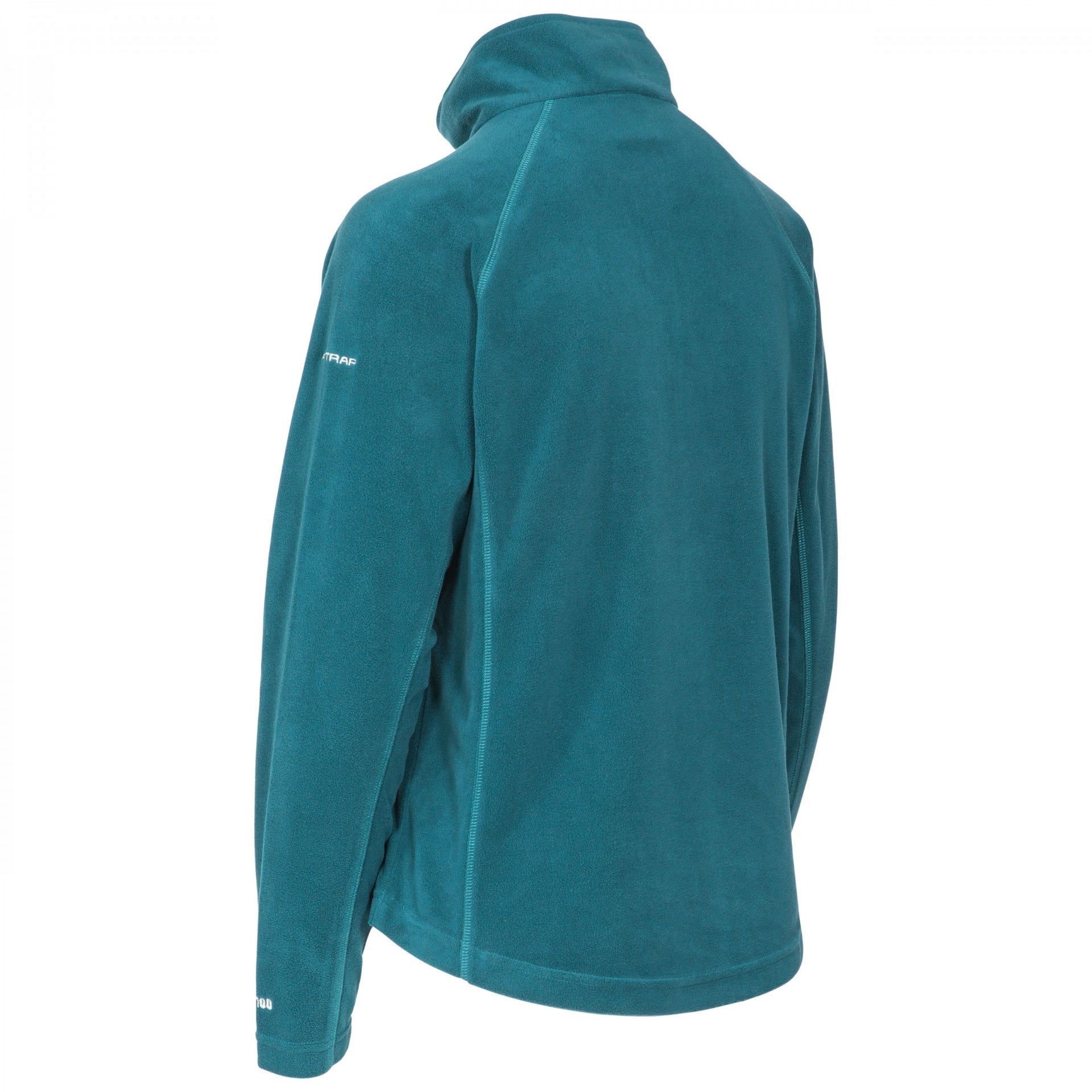 Teal - Lifestyle - Trespass Womens-Ladies Shiner Half Zip Microfleece Top