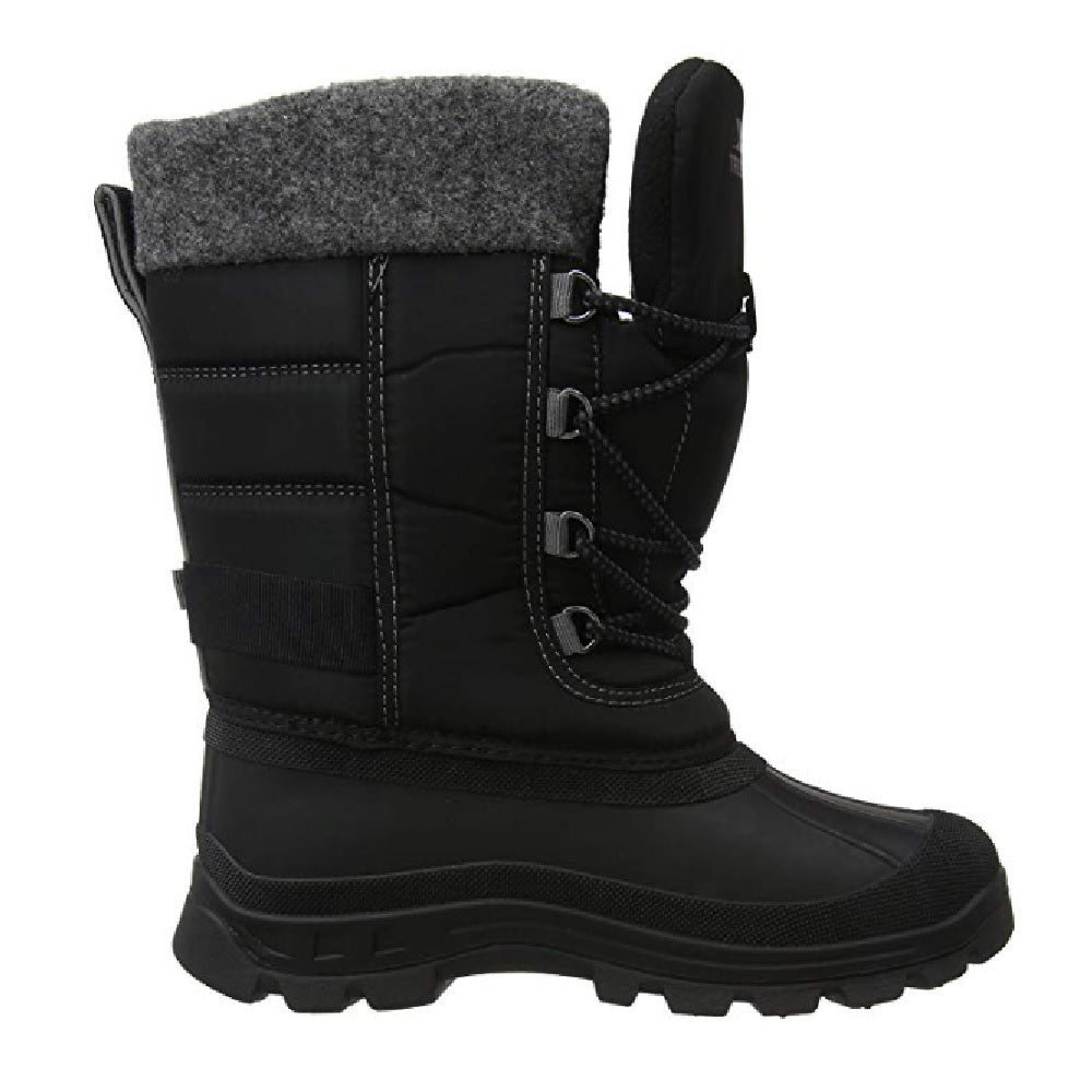 Black - Back - Trespass Youths Boys Strachan Snow Boots