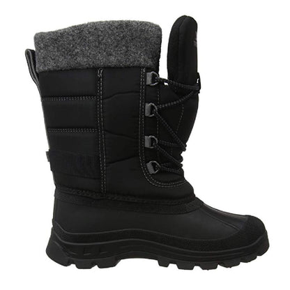 Black - Back - Trespass Youths Boys Strachan Snow Boots