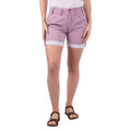 Mauve Stripe - Side - Trespass Womens-Ladies Hazy Short Shorts