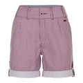 Mauve Stripe - Front - Trespass Womens-Ladies Hazy Short Shorts