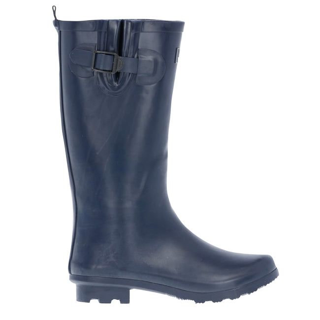 Black Iris - Back - Trespass Womens-Ladies Damon Waterproof Wellington Boots