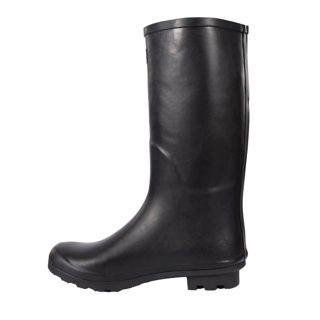 Black - Lifestyle - Trespass Womens-Ladies Damon Waterproof Wellington Boots
